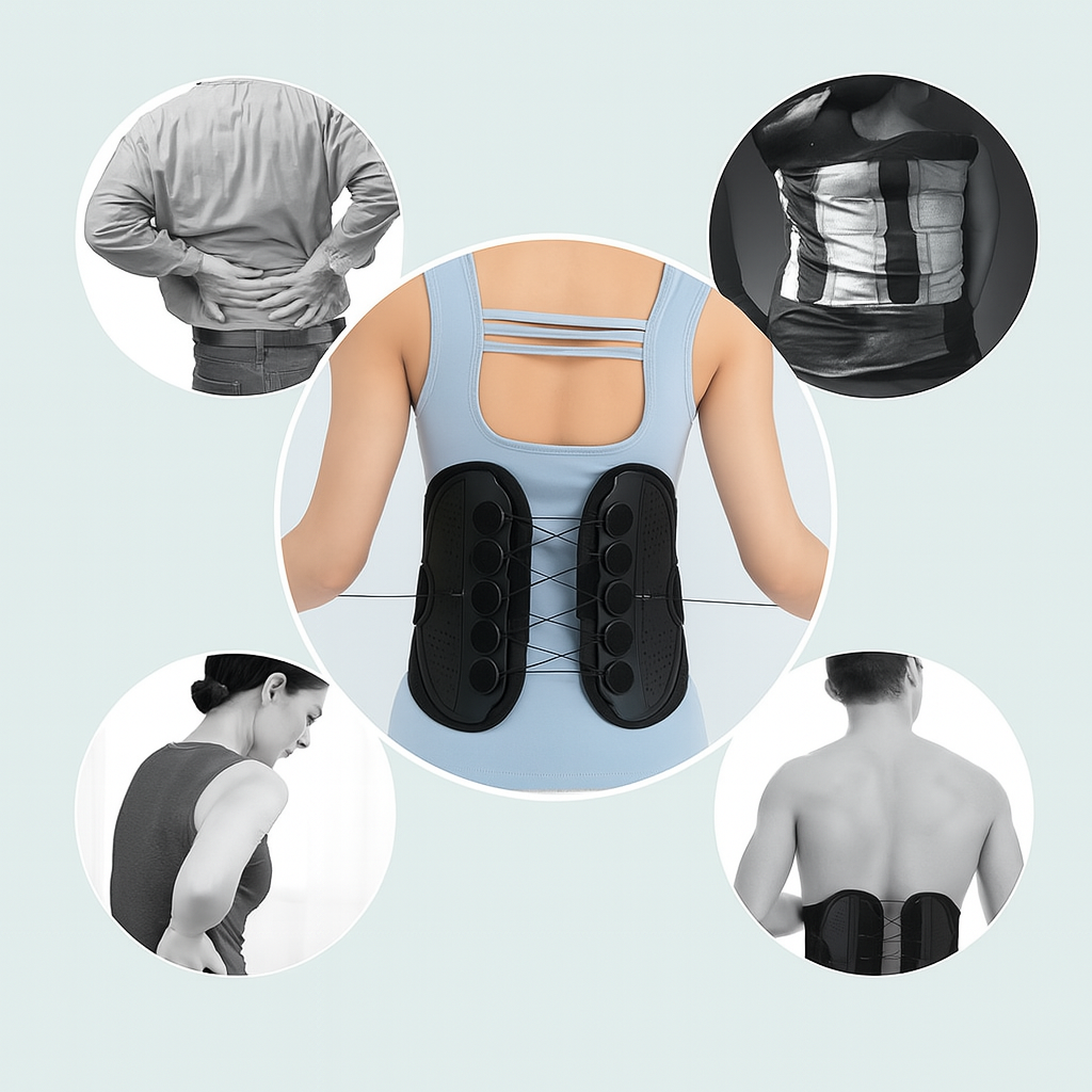 FlexiFas™ Fascia elastica lombare  regolabile